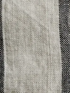 - Misty Dug - Stripe Black - 145x380 cm^Lovely Linen Sale