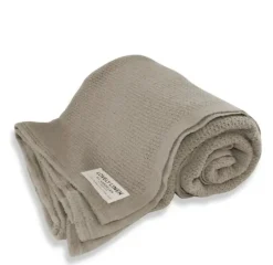 - Plaid - Stone - 150x220 cm - Stone*Lovely Linen Clearance