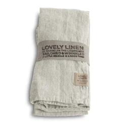 - Stofserviet - Light Grey/Lys grå - 45x45 cm^Lovely Linen Discount