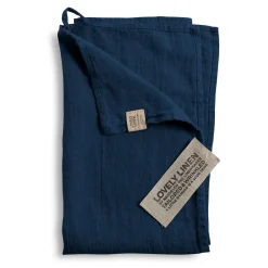 - Viskestykke - Midnight Blue/Mørkeblå^Lovely Linen Discount