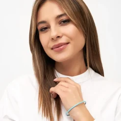 - Armbånd - Color Bangle - Light Blue / Lyseblå - Ø 6,5 cm*LULU Copenhagen Online