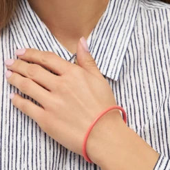 - Armbånd - Color Bangle - Coral/ Orange - Ø 6,5 cm*LULU Copenhagen Online