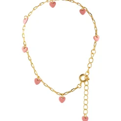 - Armbånd - Love U - Guld/Burnt Coral*LULU Copenhagen Hot