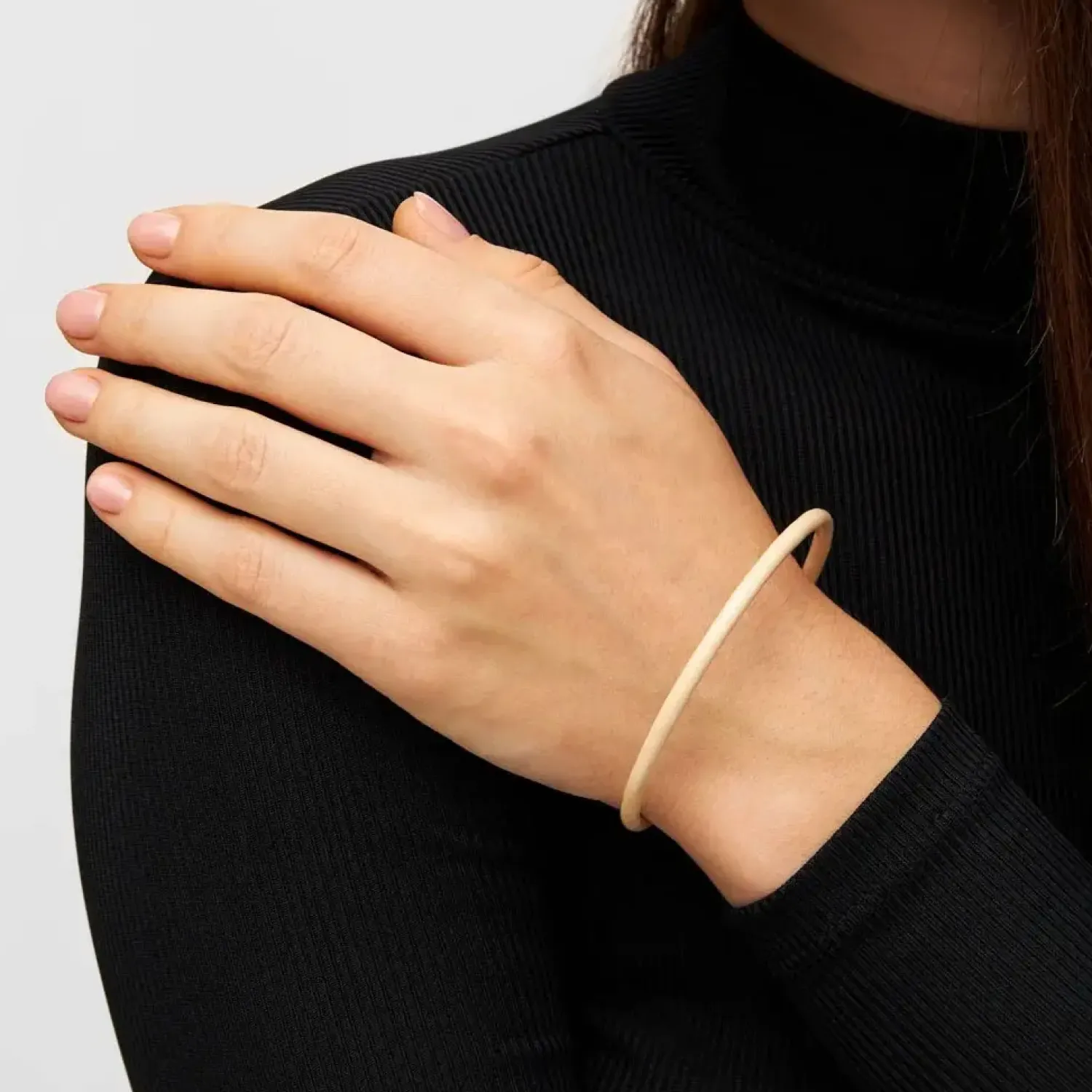 - Armbånd - Color Bangle - Buttercream - Ø 6,5 cm^LULU Copenhagen Sale