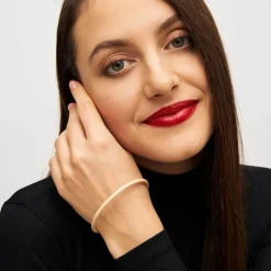 - Armbånd - Color Bangle - Buttercream - Ø 6,5 cm^LULU Copenhagen Sale