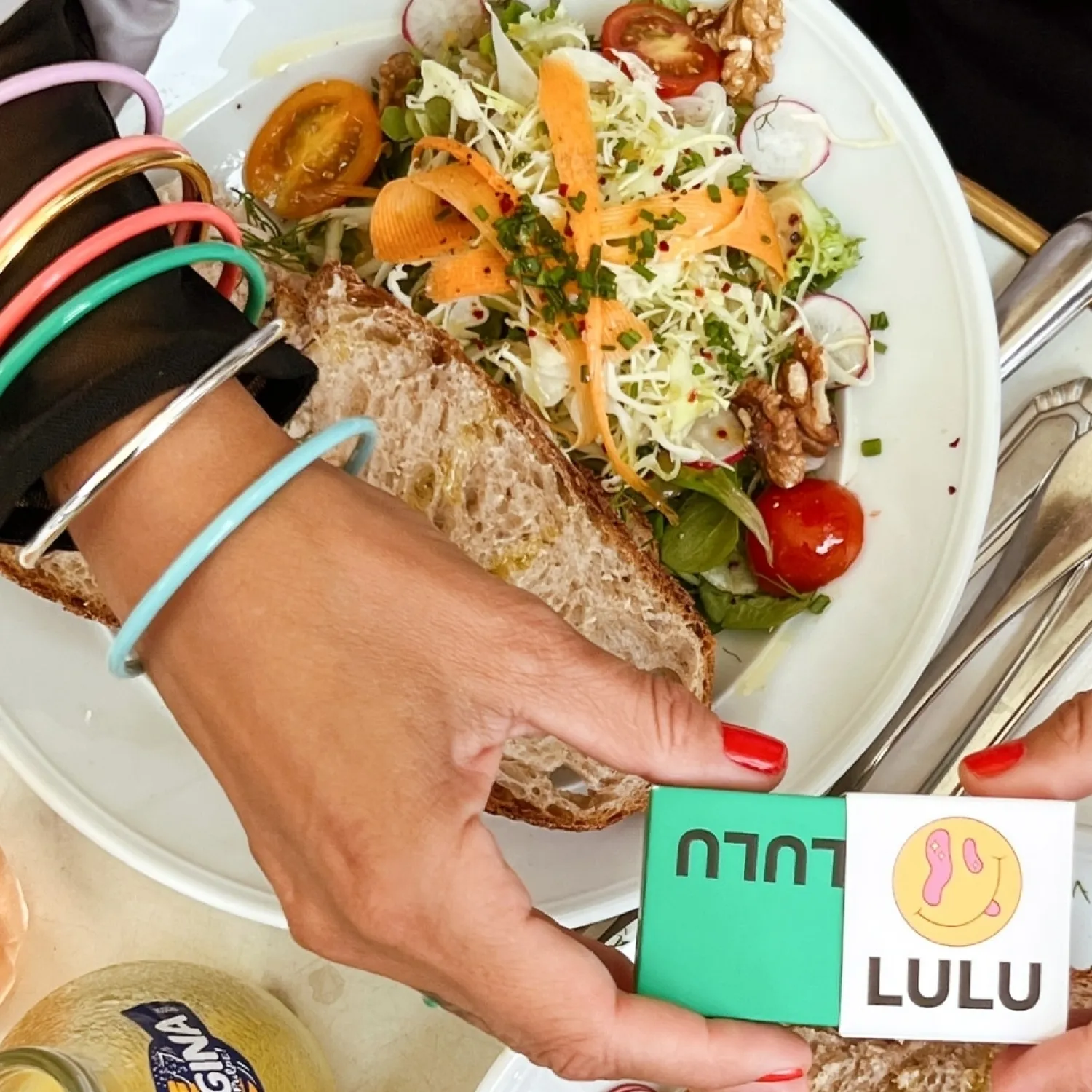 - Armbånd - Color Bangle - Buttercream - Ø 6,5 cm^LULU Copenhagen Sale