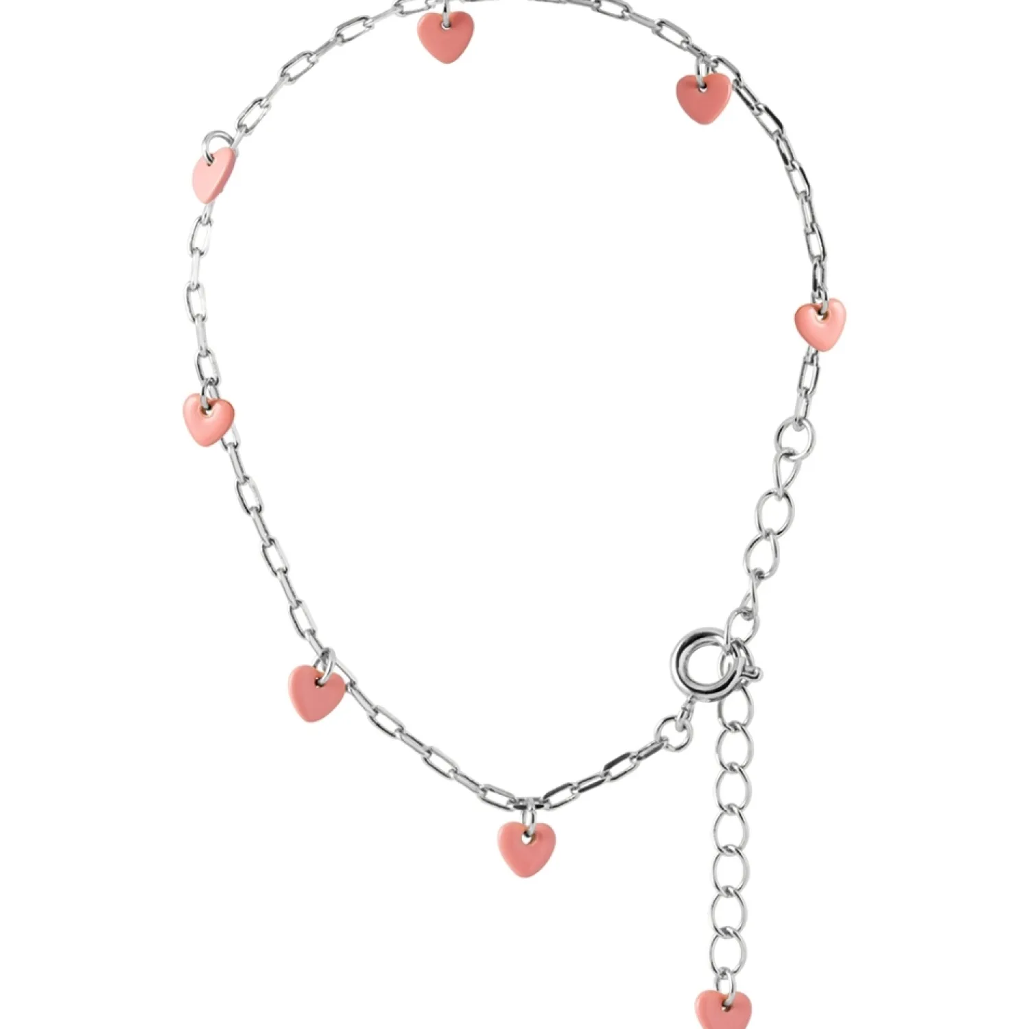 - Armbånd - Love U - Sølv/Burnt Coral^LULU Copenhagen New