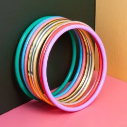 - Armbånd - Color Bangle - Brushed Gold / 