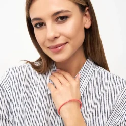 - Armbånd - Color Bangle - Coral/ Orange - Ø 6,0 cm^LULU Copenhagen Outlet