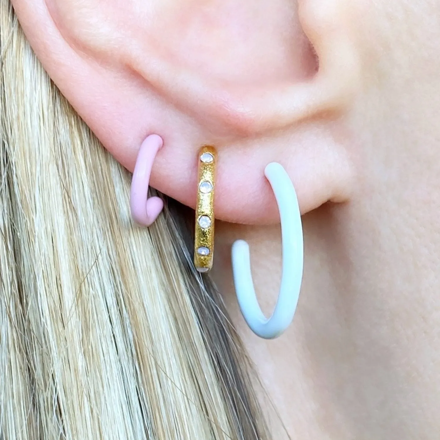 - Color Hoops M, Mint (1 sæt)*LULU Copenhagen Outlet