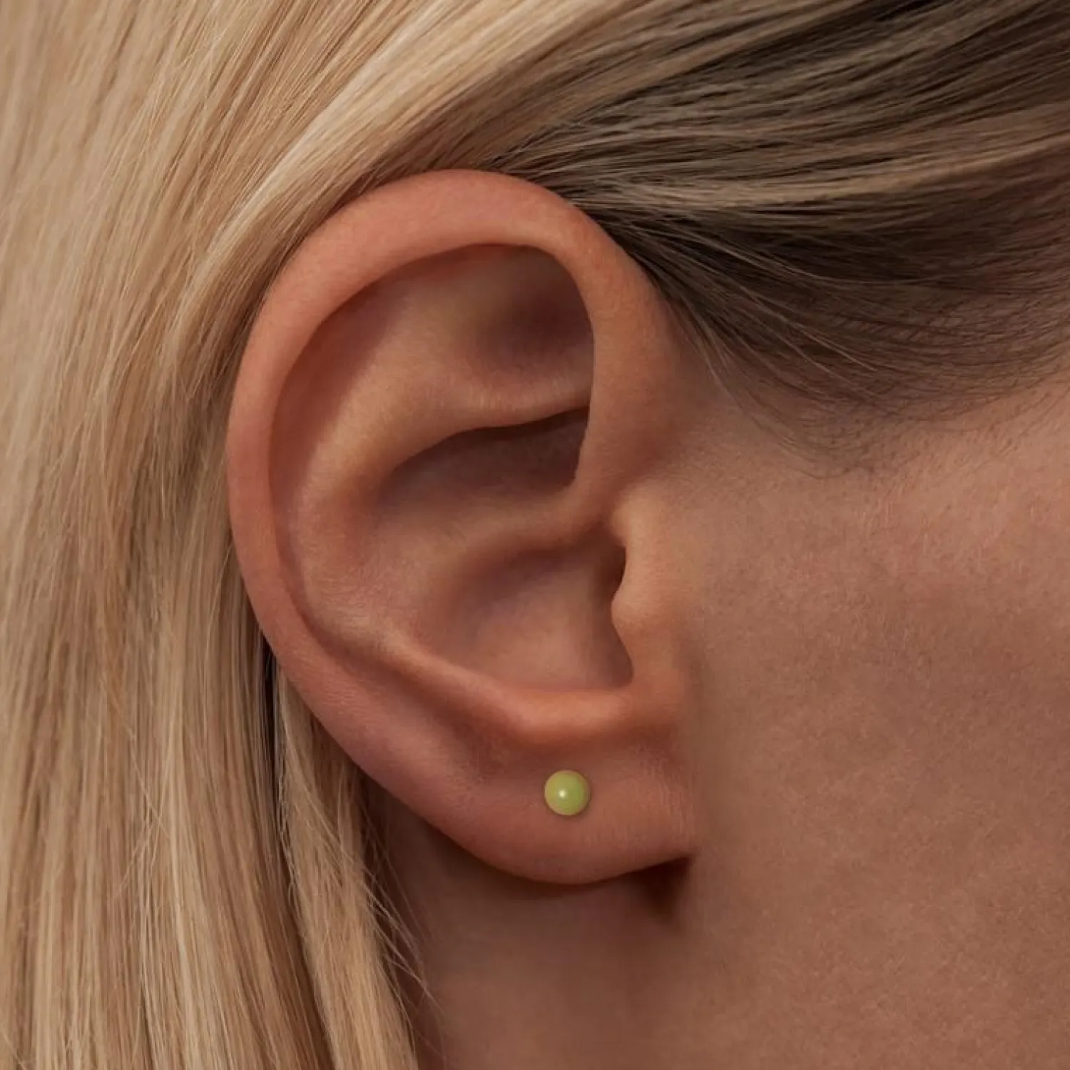 - Colour Ball Ørering, Willow Green (1 stk.)^LULU Copenhagen Online