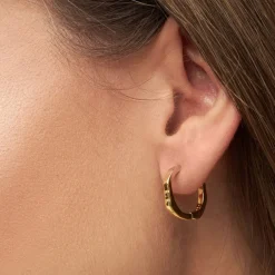 - Øreringe - Organic Hoops - 1 sæt*LULU Copenhagen New