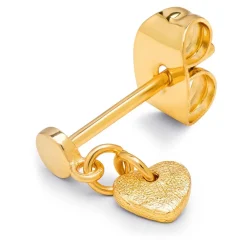 - Ørestikker - Topping Short Love U - Guld - 1 stk.*LULU Copenhagen Sale