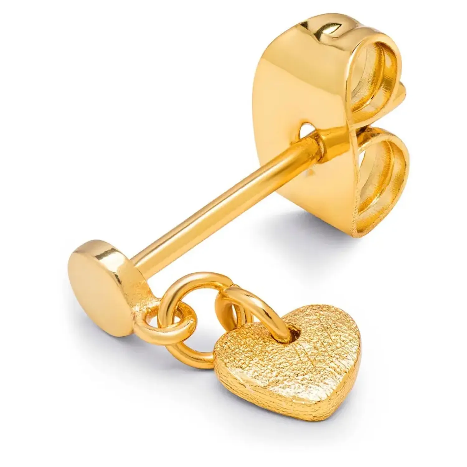 - Ørestikker - Topping Short Love U - Guld - 1 stk.*LULU Copenhagen Sale