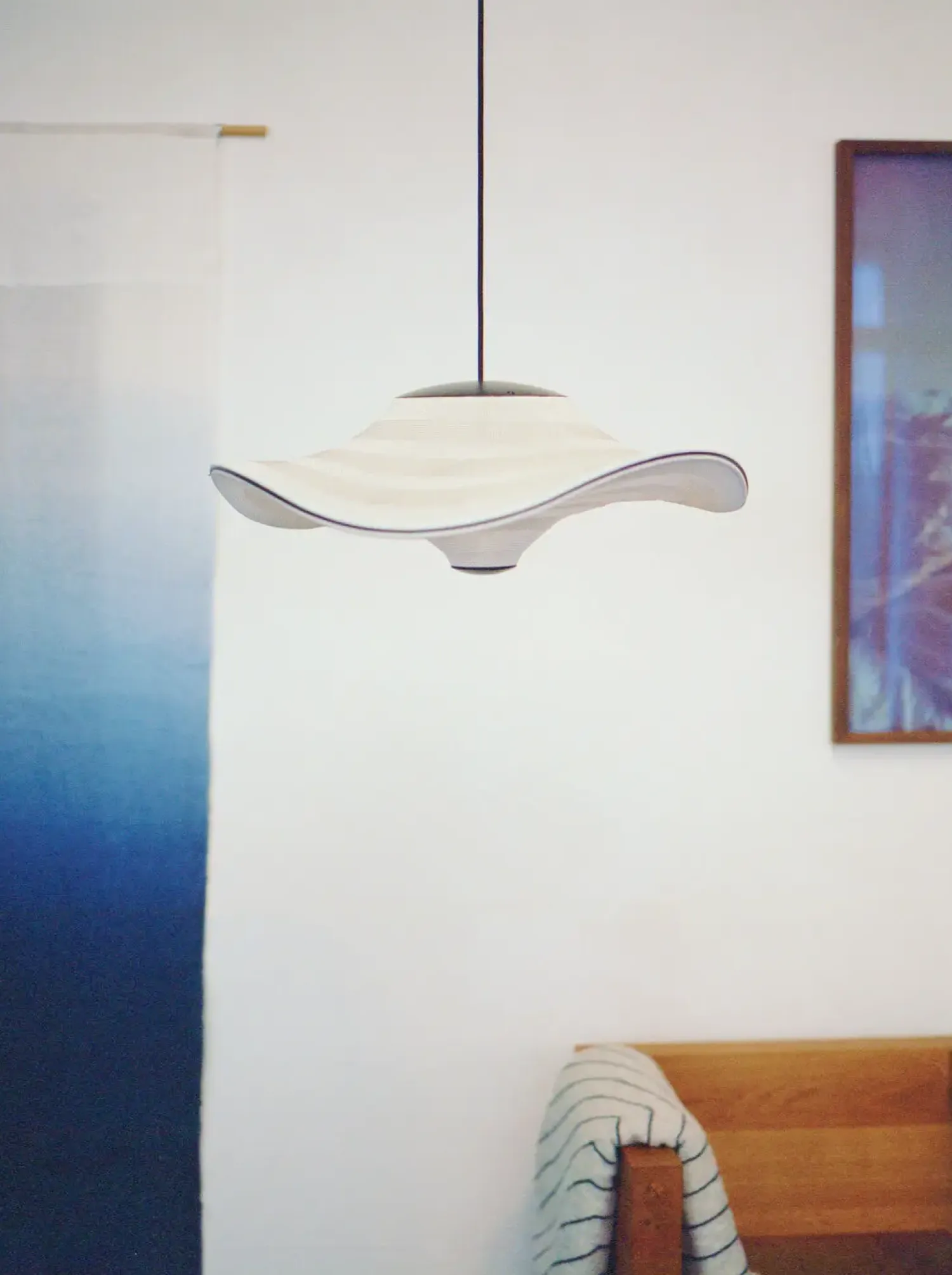 - Pendellampe - Flying Ø78 - Ivory White^Made by Hand Online