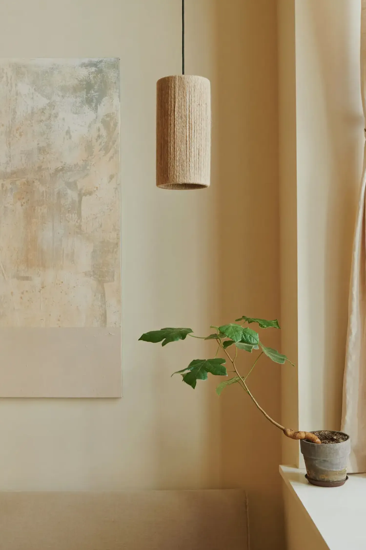 - Bordlampe - Ro Ø15 Table Lamp - Jute^Made by Hand Online