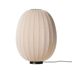 - Gulvlampe - Knit-Wit 65 High Oval Floor Level - Sand Stone^Made by Hand Discount