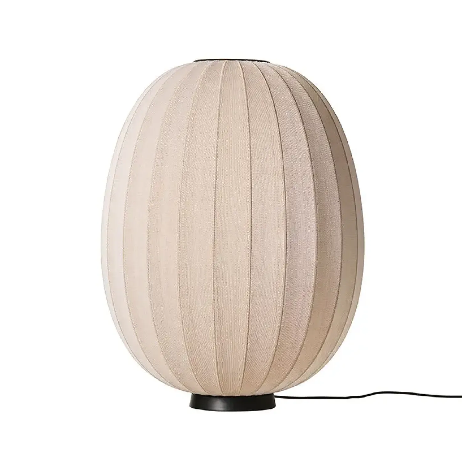 - Gulvlampe - Knit-Wit 65 High Oval Floor Level - Sand Stone^Made by Hand Discount