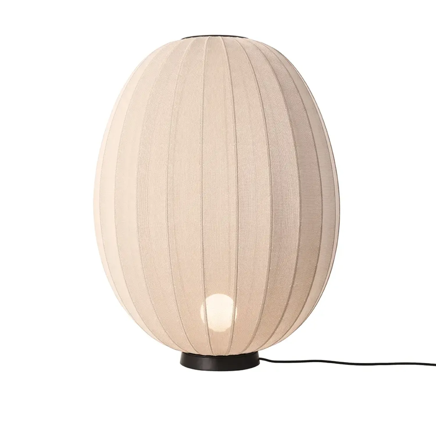 - Gulvlampe - Knit-Wit 65 High Oval Floor Level - Sand Stone^Made by Hand Discount