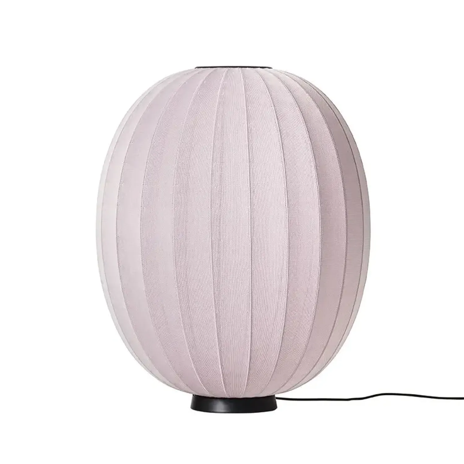 - Gulvlampe - Knit-Wit 65 High Oval Floor Level - Light Pink^Made by Hand