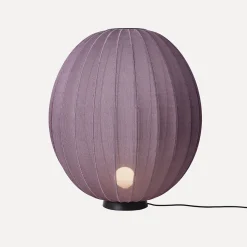 - Gulvlampe - Knit-Wit 65 High Oval Floor Level - Burgundy^Made by Hand Online