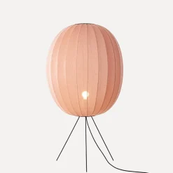 - Gulvlampe - Knit-Wit 65 High Oval Floor Medium - Coral*Made by Hand Outlet