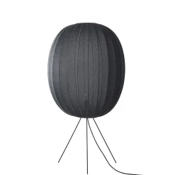 - Gulvlampe - Knit-Wit 65 High Oval Floor Medium - Black^Made by Hand New