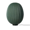 - Gulvlampe - Knit-Wit 65 High Oval Floor Level - Tweed Green^Made by Hand Best