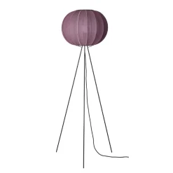- Gulvlampe - Knit-Wit 60 Round Floor High - Burgundy*Made by Hand Online
