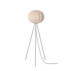 - Gulvlampe - Knit-Wit 45 Round Floor High - Sand Stone*Made by Hand Discount