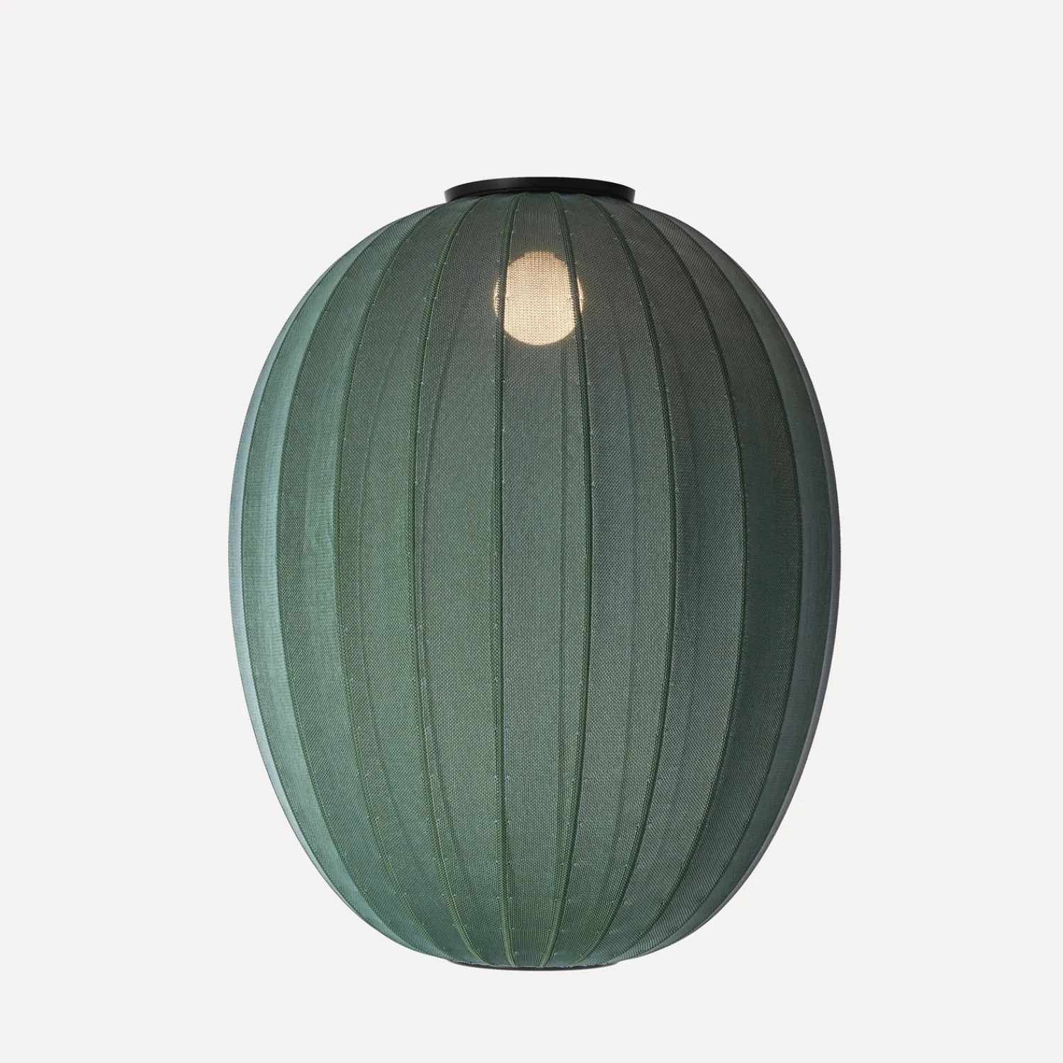 - Loftlampe - Knit-Wit 65 High Oval Ceiling - Tweed Green^Made by Hand Discount