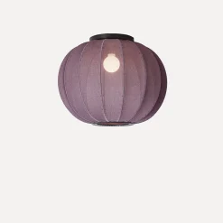 - Loftlampe - Knit-Wit 45 Round Ceiling - Burgundy^Made by Hand Outlet