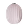 - Loftlampe - Knit-Wit 65 High Oval Ceiling - Light Pink^Made by Hand New