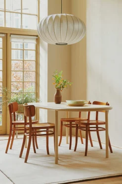 - Loftlampe - Knit-Wit 57 Oval Ceiling/Wall - Pearl White*Made by Hand Best