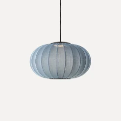 - Loftlampe - Knit-Wit 57 Oval Pendant LED - Blue Stone*Made by Hand Sale