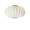 - Loftlampe - Knit-Wit 76 Oval Ceiling/Wall - Pearl White*Made by Hand Outlet