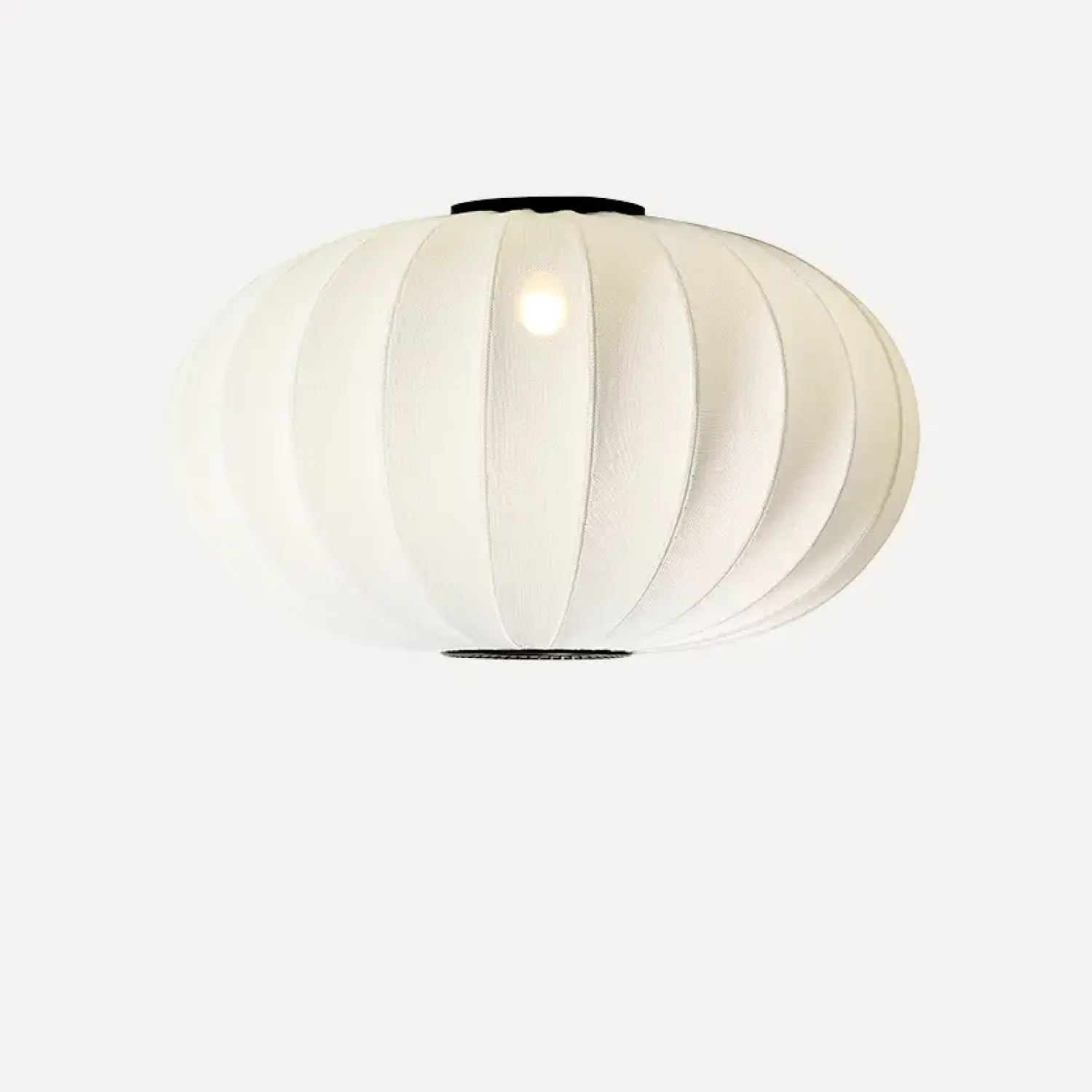 - Loftlampe - Knit-Wit 76 Oval Ceiling/Wall - Pearl White*Made by Hand Outlet
