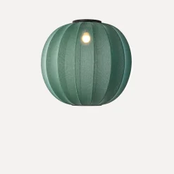 - Loftlampe - Knit-Wit 60 Round Ceiling - Tweed Green*Made by Hand Clearance