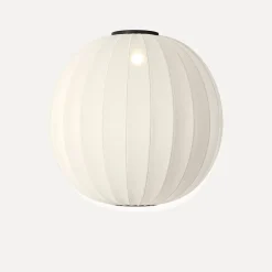 - Loftlampe - Knit-Wit 75 Round Ceiling - Pearl White*Made by Hand Outlet
