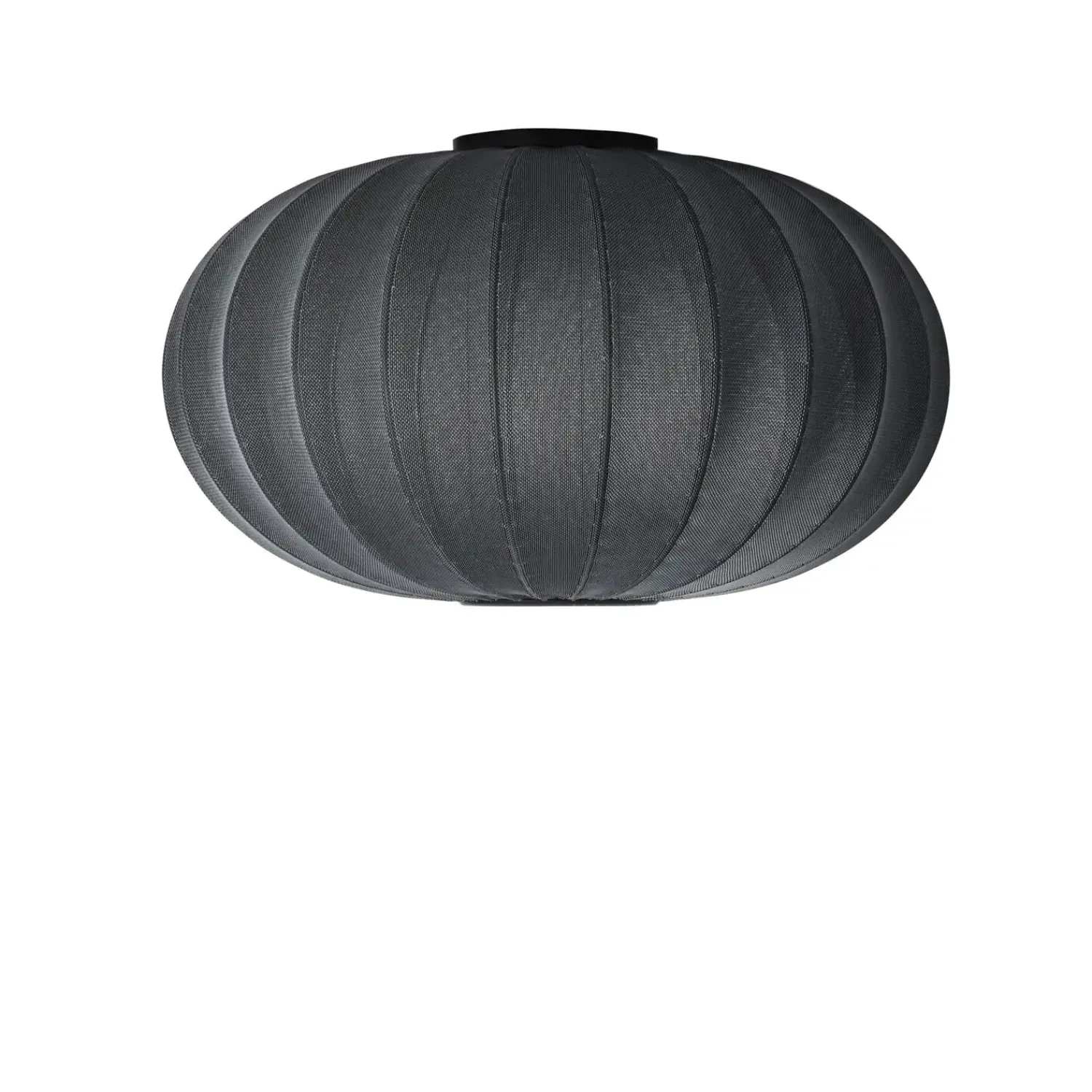 - Loftlampe - Knit-Wit 76 Oval Ceiling/Wall - Black*Made by Hand Outlet
