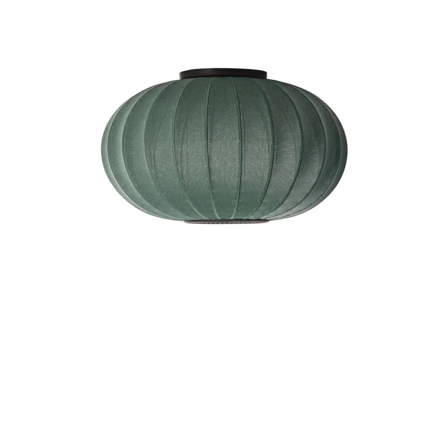 - Loftlampe - Knit-Wit 57 Oval Ceiling/Wall - Tweed Green^Made by Hand Discount