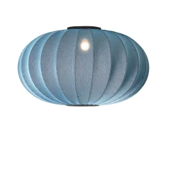 - Loftlampe - Knit-Wit 76 Oval Ceiling/Wall - Blue Stone*Made by Hand Best