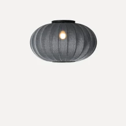 - Loftlampe - Knit-Wit 57 Oval Ceiling/Wall - Black*Made by Hand Discount