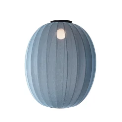 - Loftlampe - Knit-Wit 65 High Oval Ceiling - Blue Stone^Made by Hand Best