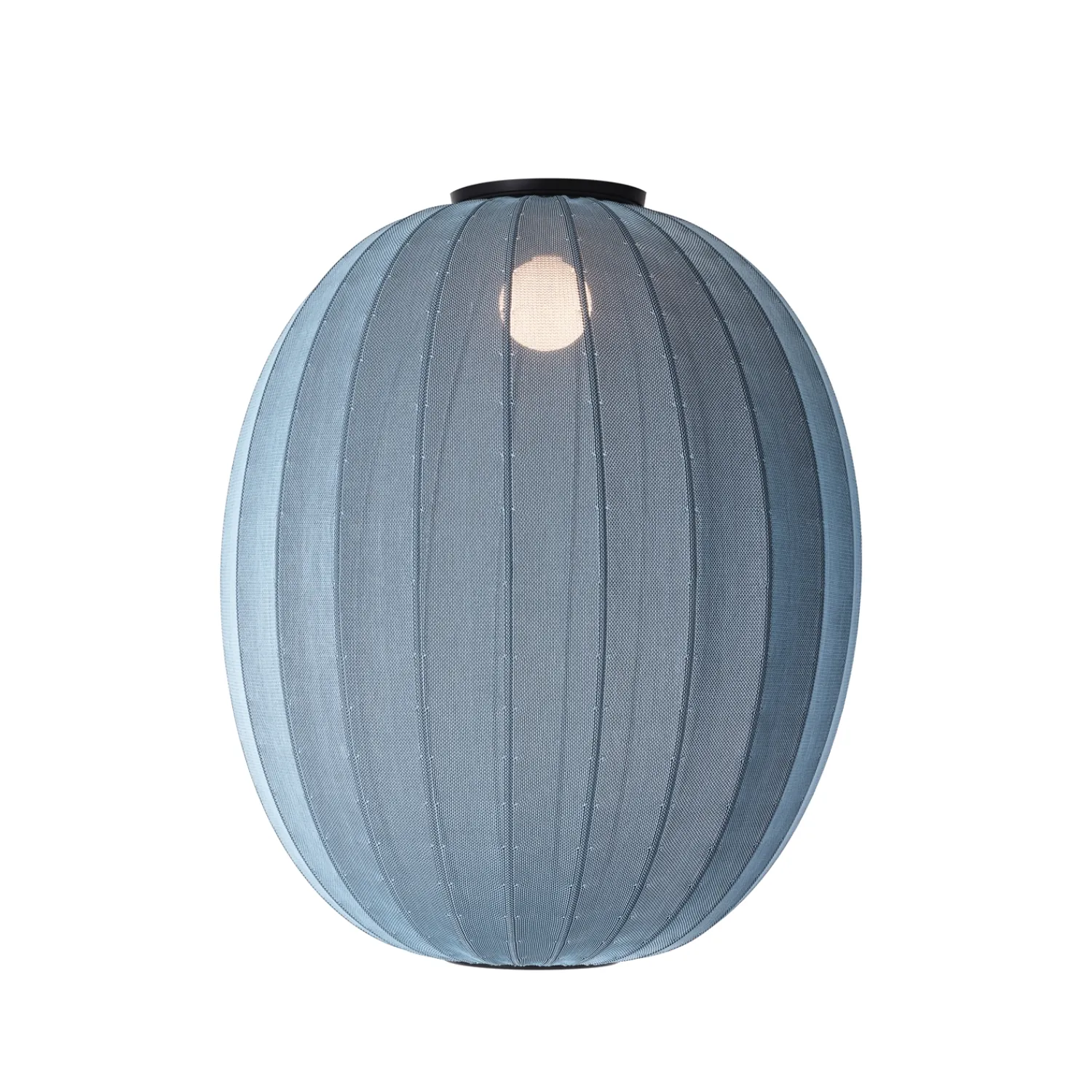 - Loftlampe - Knit-Wit 65 High Oval Ceiling - Blue Stone^Made by Hand Best