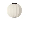 - Loftlampe - Knit-Wit 60 Round Ceiling - Pearl White^Made by Hand Clearance