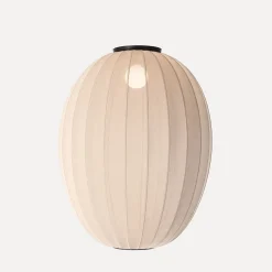 - Loftlamper - Knit-Wit 65 High Oval Ceiling - Sand Stone^Made by Hand New