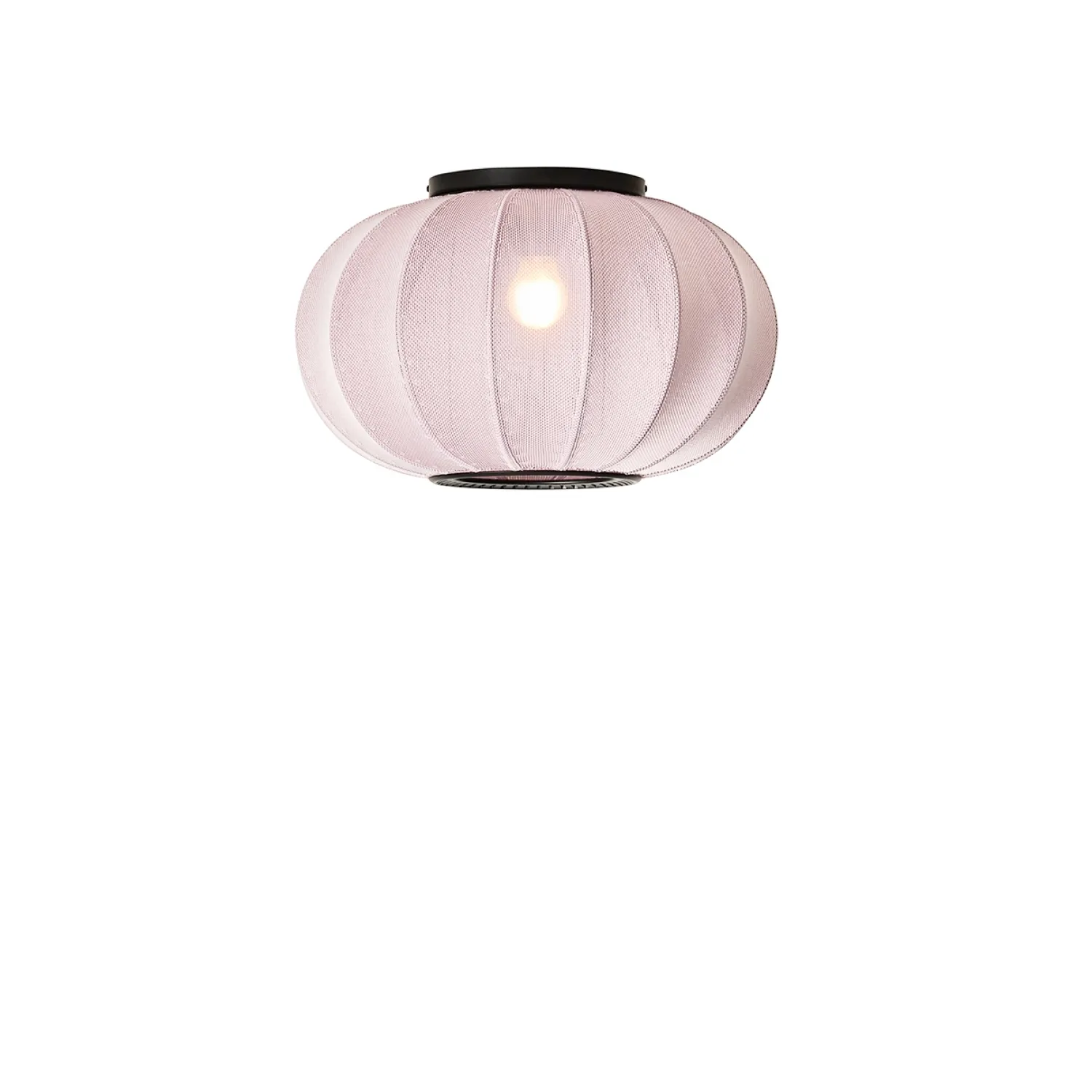 - Loftlampe/Væglampe - Knit-Wit 45 Oval Ceiling/Wall - Light Pink^Made by Hand Discount
