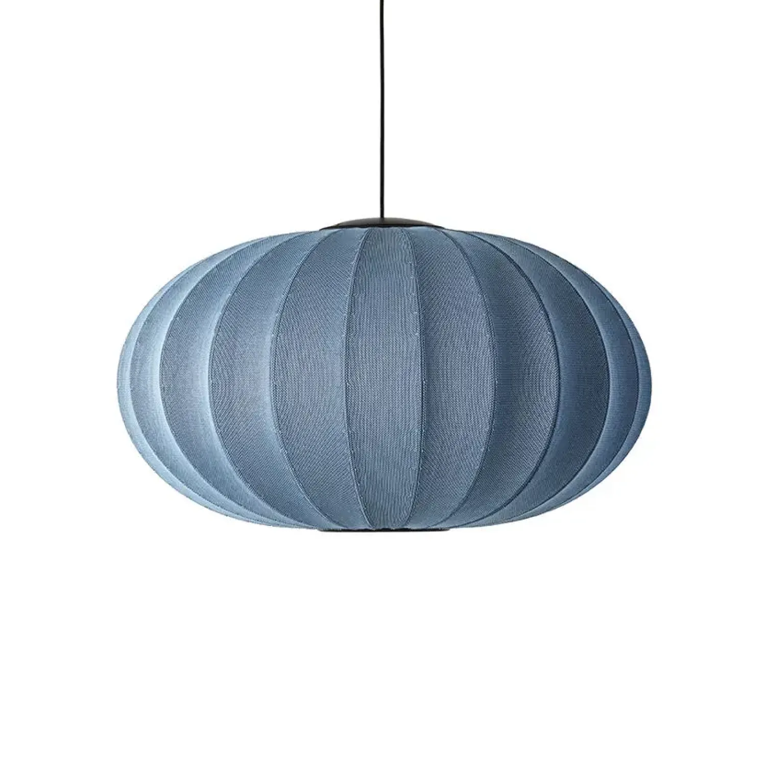 - Pendel - Knit-Wit 76 Oval Pendant LED - Blue Stone*Made by Hand Online