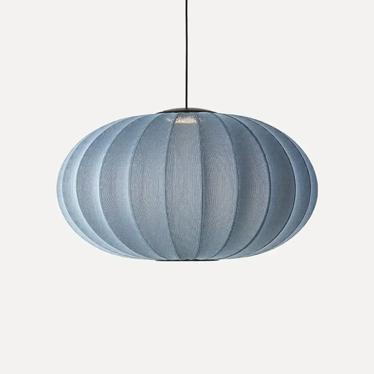 - Pendel - Knit-Wit 76 Oval Pendant LED - Blue Stone*Made by Hand Online